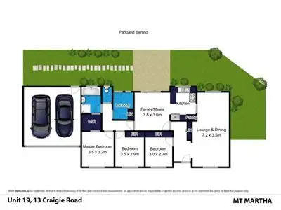 Floorplan of Homely unit listing, 19/13 Craigie Road, Mount Martha VIC 3934