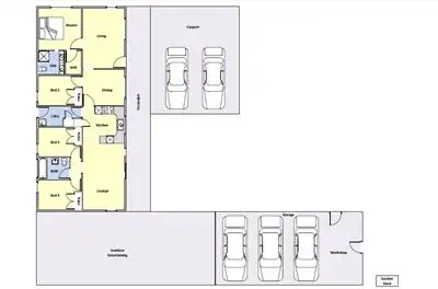 Floorplan of Homely house listing, 16 Grimwade Court, Epping VIC 3076