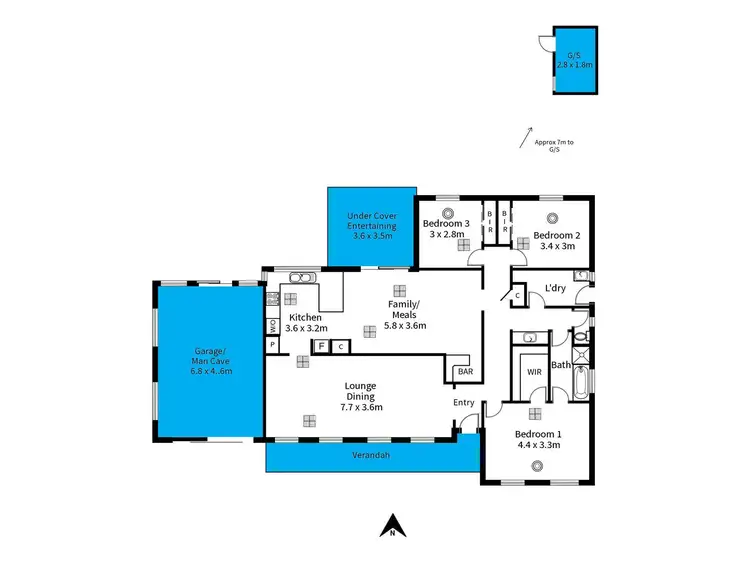 Floorplan of Homely house listing, 21 Jordan Avenue, Happy Valley SA 5159