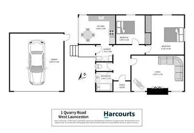 Floorplan of Homely house listing, 1 Quarry Street, West Launceston TAS 7250