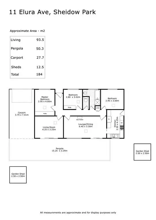 Floorplan of Homely house listing, 11 Elura Avenue, Sheidow Park SA 5158