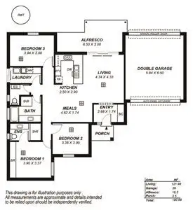Floorplan of Homely house listing, 9B Rowney Avenue, Campbelltown SA 5074