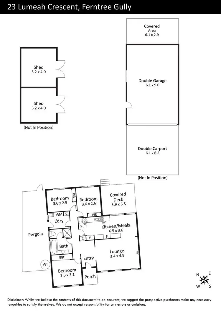 Floorplan of Homely house listing, 23 Lumeah Crescent, Ferntree Gully VIC 3156