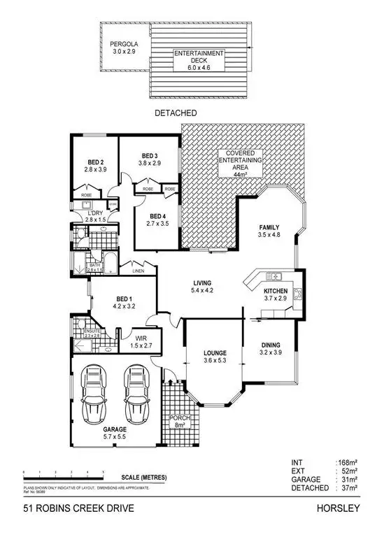 Floorplan of Homely house listing, 51 Robins Creek Drive, Horsley NSW 2530