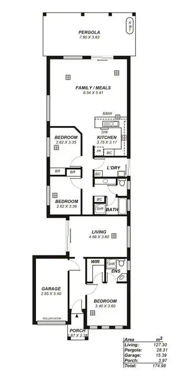 Floorplan of Homely house listing, 53 Muller Road, Hampstead Gardens SA 5086