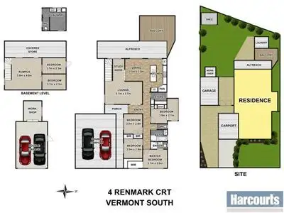 Floorplan of Homely house listing, 4 Renmark Court, Vermont South VIC 3133