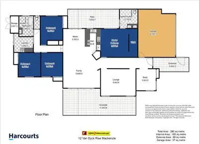 Floorplan of Homely house listing, 12 Van Dyck Rise, Mackenzie QLD 4156