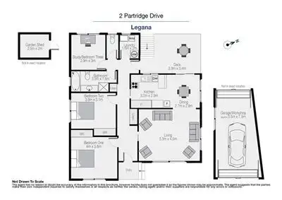 Floorplan of Homely house listing, 2 Partridge Drive, Legana TAS 7277