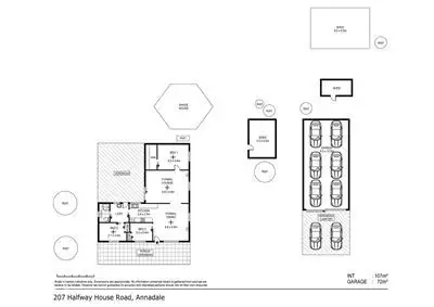 Floorplan of Homely house listing, 207 Halfway House Road, Truro SA 5356