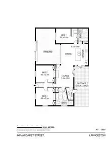 Floorplan of Homely house listing, 86 Margaret Street, Launceston TAS 7250