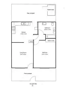 Floorplan of Homely unit listing, 4/31 Dudley Avenue, Daw Park SA 5041
