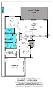 Floorplan of Homely house listing, 19B Edwards Street, South Brighton SA 5048