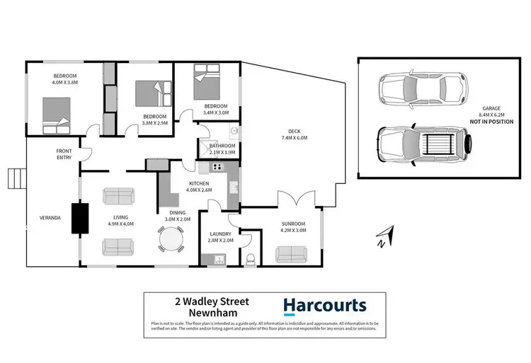 Floorplan of Homely house listing, 2 Wadley Street, Newnham TAS 7248