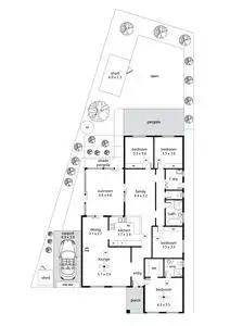 Floorplan of Homely house listing, 13 Keane Court, Old Reynella SA 5161