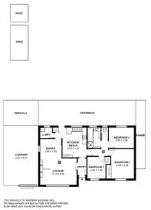 Floorplan of Homely house listing, 8 Joycelyn Avenue, Surrey Downs SA 5126