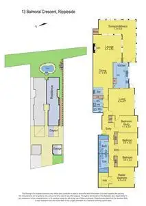 Floorplan of Homely townhouse listing, 2/13 Balmoral Crescent, Rippleside VIC 3215