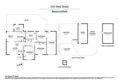 Floorplan of Homely house listing, 234 Weld Street, Beaconsfield TAS 7270