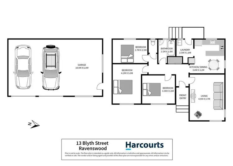 Floorplan of Homely house listing, 13 Blyth Street, Ravenswood TAS 7250