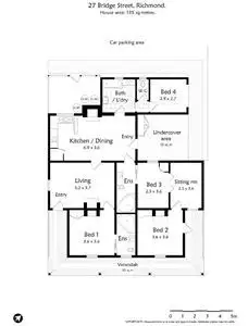 Floorplan of Homely house listing, 25a Bridge Street, Richmond TAS 7025