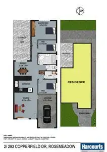 Floorplan of Homely house listing, 2/293 Copperfield Drive, Rosemeadow NSW 2560