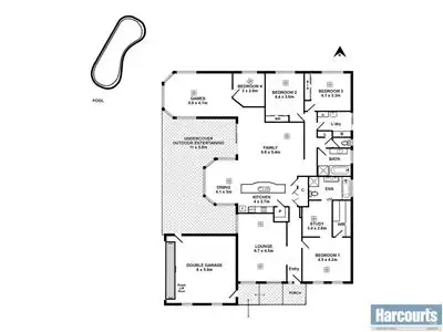 Floorplan of Homely house listing, 43 Sturt Approach, Flagstaff Hill SA 5159