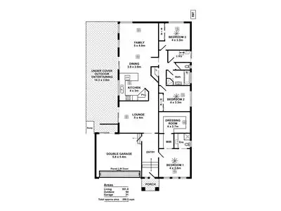 Floorplan of Homely house listing, 17 Islington Drive, Sheidow Park SA 5158