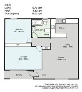 Floorplan of Homely unit listing, 7/415 Seaview Road, Henley Beach SA 5022