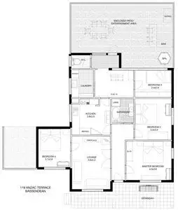 Floorplan of Homely house listing, 119 Anzac Tce, Bassendean WA 6054