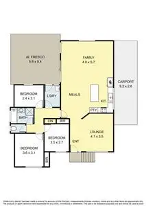 Floorplan of Homely house listing, 10 Luscombe Avenue, Carrum Downs VIC 3201