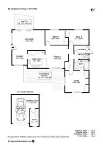 Floorplan of Homely house listing, 35 Tarcoola Avenue, Ferny Hills QLD 4055