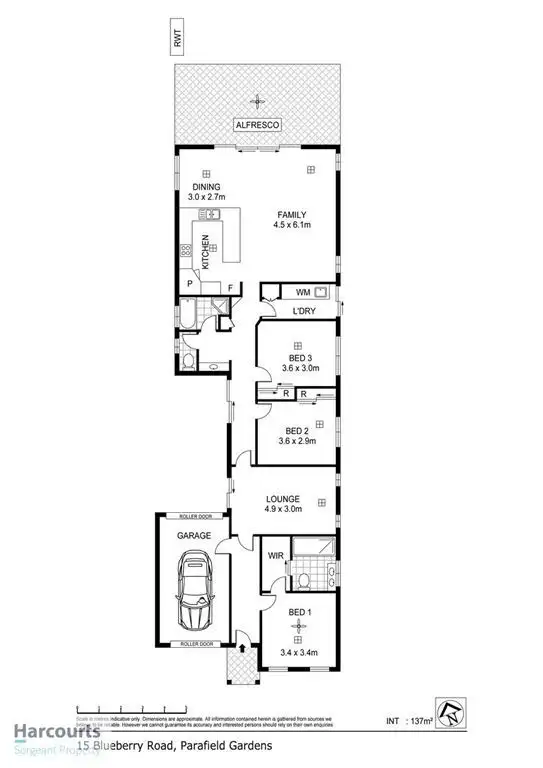 Floorplan of Homely house listing, 15 Blueberry Road, Parafield Gardens SA 5107