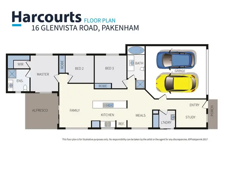 Floorplan of Homely house listing, 16 Glen Vista Road, Pakenham VIC 3810