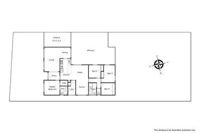 Floorplan of Homely house listing, 10 Ivan Crescent, Hampton Park VIC 3976