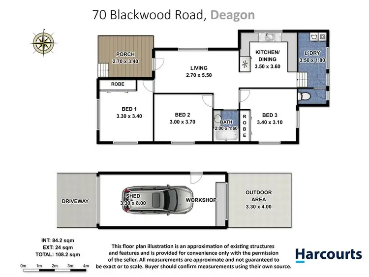 Floorplan of Homely house listing, 70 Blackwood Road, Deagon QLD 4017