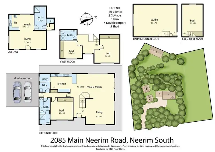 Floorplan of Homely house listing, 2085 Main Neerim Road, Neerim South VIC 3831