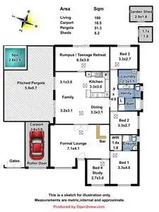 Floorplan of Homely house listing, 20 Bywaters Avenue, Willaston SA 5118