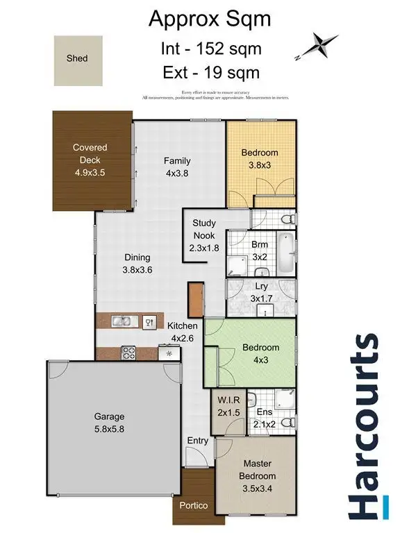 Floorplan of Homely house listing, 6 Hartley Crescent, North Lakes QLD 4509
