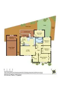 Floorplan of Homely house listing, 25 Grove Place, Prospect NSW 2148