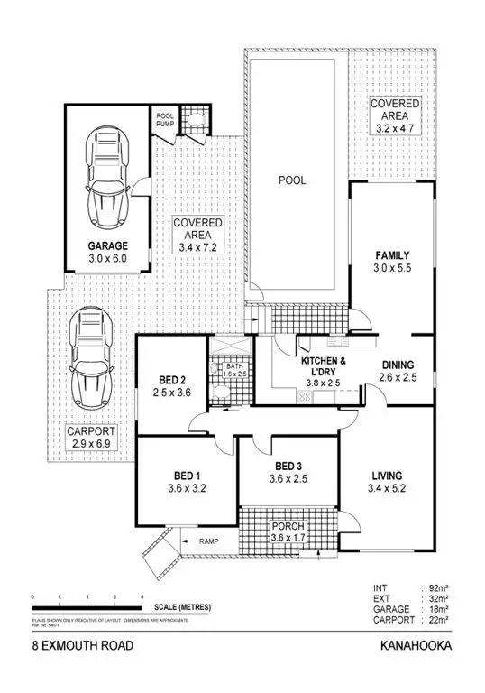 Floorplan of Homely house listing, 8 Exmouth Road, Kanahooka NSW 2530