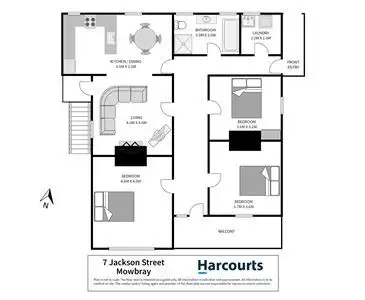 Floorplan of Homely house listing, 7 Jackson Street, Mowbray TAS 7248