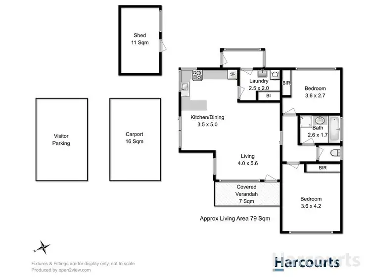 Floorplan of Homely unit listing, 3/21 Parsonage Place, Sorell TAS 7172