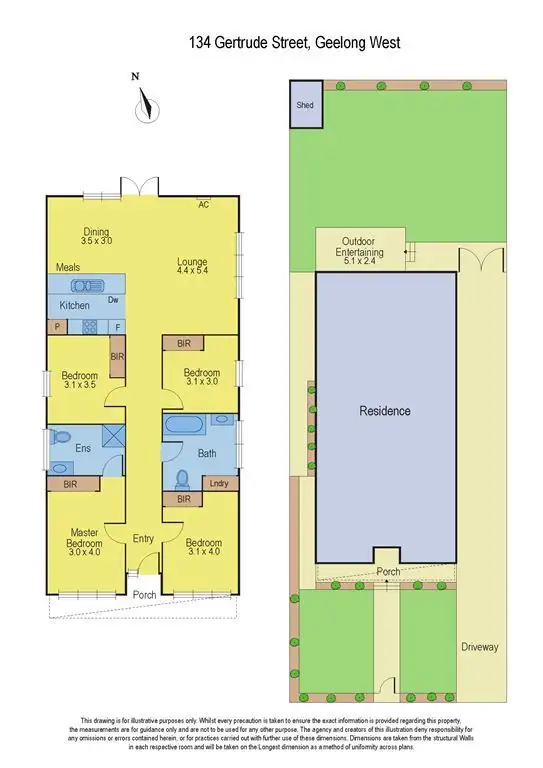 Floorplan of Homely house listing, 134 Gertrude Street, Geelong West VIC 3218
