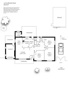 Floorplan of Homely house listing, 74 Stradbroke Road, Newton SA 5074