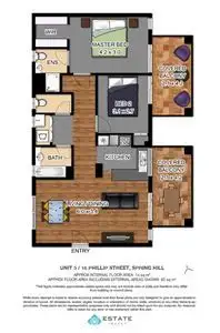 Floorplan of Homely unit listing, 5/16 Phillips Street, Spring Hill QLD 4000