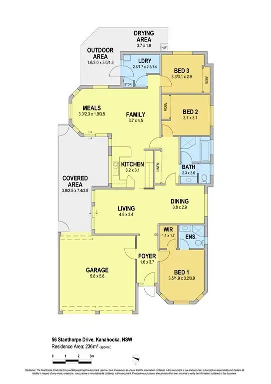 Floorplan of Homely house listing, 56 Stanthorpe Drive, Kanahooka NSW 2530