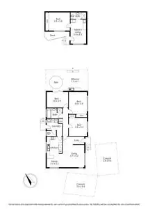 Floorplan of Homely house listing, 45 Loretto Avenue, Ferntree Gully VIC 3156