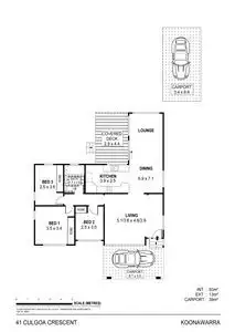 Floorplan of Homely house listing, 41 Culgoa Crescent, Koonawarra NSW 2530