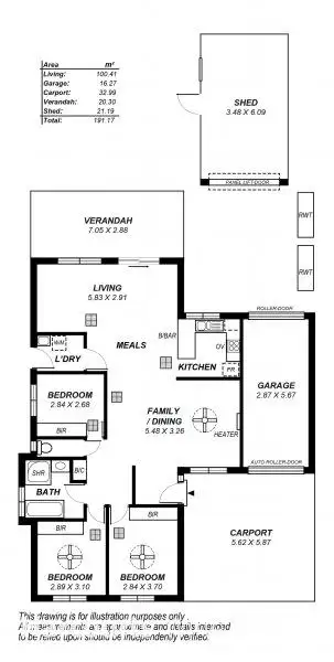 Floorplan of Homely house listing, 4 Paradine Way, Morphett Vale SA 5162