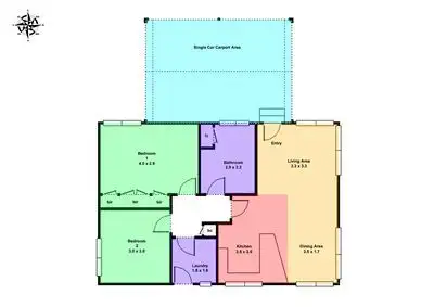 Floorplan of Homely house listing, 10 Harold Street, Wendouree VIC 3355