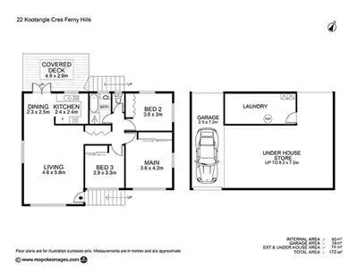 Floorplan of Homely house listing, 22 Kootangal Crescent, Ferny Hills QLD 4055